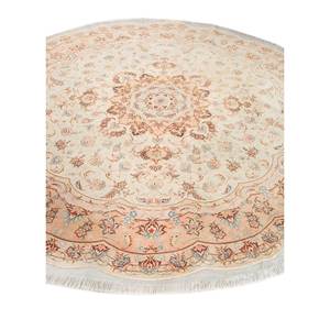 Alfombra Gulmarg Gold de Lana y Seda Anudada a Mano Pae-4895 para Uso Doméstico - Elegante Alfombra Rectangular con Medallón para Pasillo, Sala de Estar y Dormitorio - Product Image 2