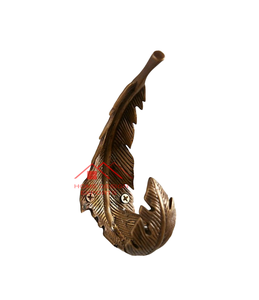 Ganchos colgantes de paños de pared de Metal de latón de diseño clásico antiguo para accesorios de baño de Hotel en casa a precio mayorista - Product Image 2