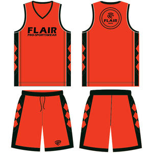 Ensemble d'uniformes de basket-ball personnalisables de haute qualité pour hommes Chemise de sport respirante Tops Shorts Impression numérique Plus Option XS Plain - Product Image 4