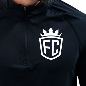 Camiseta Deportiva Ligera y Elástica para Hombre, con Cuello Alto y Cierre de 1/4, para Entrenamiento, Gimnasio, Running y Ropa Deportiva - Product Image 3