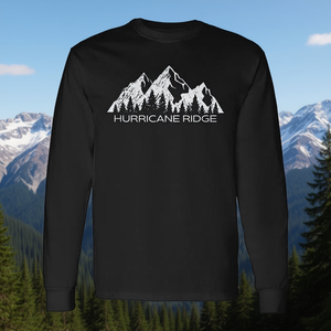 T-shirt a maniche lunghe Hurricane Ridge con design montano per attività all'aperto - Product Image 3
