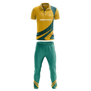 Ropa de hombre con logotipo de equipo y nombre, camiseta de cricket, impresión por sublimación, ropa de cricket, uniformes de entrenamiento deportivo - Product Image 4