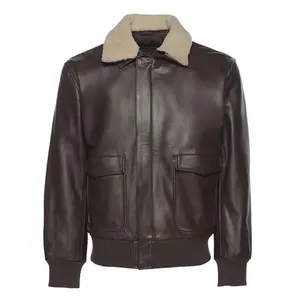 Excelente desgaste Chaquetas de cuero para hombres Venta Personalizada de alta calidad Impermeable Transpirable Ecológico Chaqueta de cuero más popular para hombres - Product Image 2