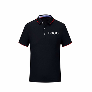 Personalizado de alta calidad 100% algodón de los hombres para Polo camisetas de talla grande personalizado impreso bordado transpirable OEM Logo liso en blanco - Product Image 2