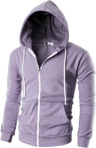 <b>Zipper</b> Hoodie 100% Cotton Lined Stonewashed Digital Printed 3D Embroidery - Product Image 3