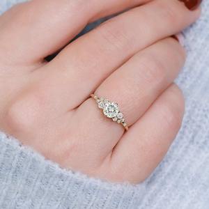 Bague Solitaire de Créateur en Diamant pour Femme, Or CVD, Bijoux Personnalisés, Bague de Fiançailles et de Mariage Élégante, Joaillerie Fine en Diamant, Vente en Gros - Product Image 1