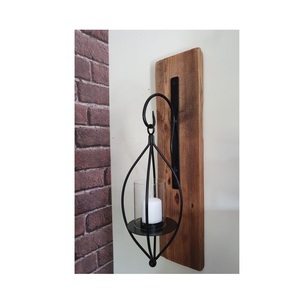 Vintage inspired metal candle holder <b>set</b> handcrafted <b>for</b> indoor <b>outdoor</b> use living room <b>dining</b> table bedroom patio - Product Image 4