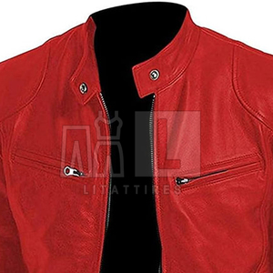 Chaqueta de Cuero Vacuno para Hombre, Nueva Colección, Alta Calidad, Transpirable, Resistente al Viento, Ecológica, Estilo Casual, Precio Razonable - Product Image 4