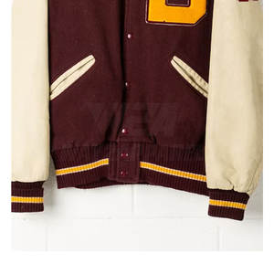 Qualité supérieure Logo personnalisé Letterman Veste Vêtements de mode Veste d'hiver à manches longues - Product Image 4