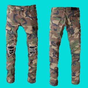 Pantalones de Chándal Cargo de Algodón 100% de Alta Calidad, Corte Regular, Estilo Desgastado, Diseño Moderno para Camping y Senderismo, Pantalones de Invierno para Hombre - Product Image 1