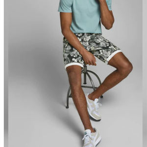 Ropa de calle de verano para hombre, pantalones cortos de malla de baloncesto, secado rápido, transpirable, de nailon, licra, cintura elástica personalizada, impresión por sublimación - Product Image 3