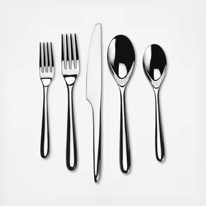 Ensemble de couverts en acier inoxydable, design unique et élégant, pour hôtel, restaurant, fourchette, cuillère, couteau - Product Image 3