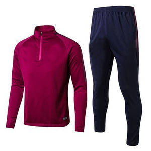 Vente en gros de survêtements de football avec sublimation au design personnalisé, nouveaux survêtements d'entraînement de football uni - Product Image 5