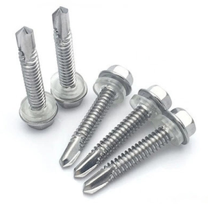 High Quality Hex Washer Head Self Sheet Metal Drilling <b>Screw</b> High Precision Double Pozi Odm Custom Design Asian Manufacturer - Product Image 4