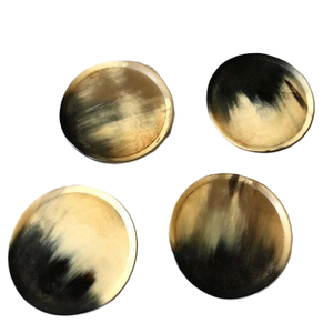 Unique buffalo horn coaster designs handmade for luxury tabletop settings Home Coffee Tea Beer Mug Pads Quality <b>Mats</b> & Pads - Product Image 3