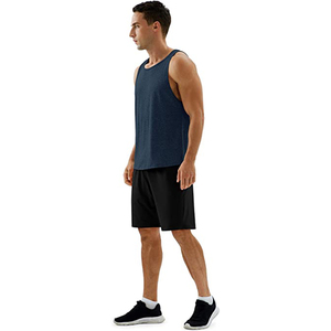 Haute qualité OEM hommes entraînement Muscle Gym sans manches Fitness débardeurs séchage rapide léger T-Shirts en gros Singlet hauts - Product Image 3
