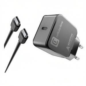 Cargador Rápido Adaptativo USB Tipo-C de 15W, Cable Cargador Negro ACHSMKITC2C15WK - Product Image 3