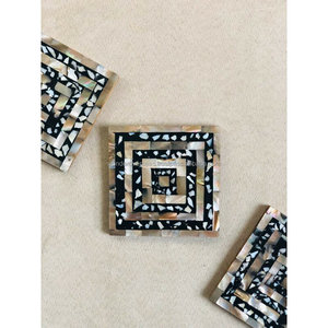 Posavasos de nácar para servir, venta al por mayor, posavasos gratis para el hogar y el hotel, alfombrillas y almohadillas de nogal - Product Image 1