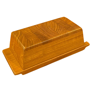 Caja de mantequilla de madera de acero inoxidable marrón oscuro para mantequilla corporal para caja de forma cuadrada productos de calidad superior - Product Image 3
