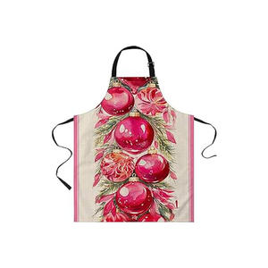 Nouveau design Tablier de cuisine imprimé personnalisé Tablier de cuisine en coton pur au prix de gros - Product Image 3