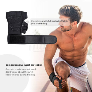 Venta al por mayor de guantes de entrenamiento de cuero personalizados de la mejor calidad levantamiento de pesas correa de muñeca ajustable para los mejores guantes deportivos para gimnasio Fitness - Product Image 3