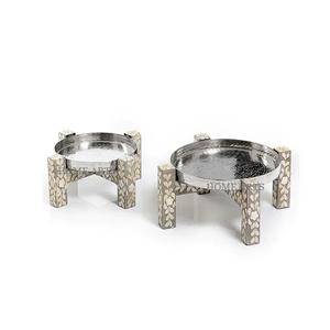 Juego de 2 soportes para pasteles de acero inoxidable con soporte para fregona Soporte para pasteles de tamaño personalizado de la más alta calidad para uso doméstico - Product Image 3