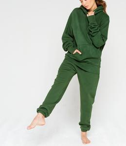 Sweat à capuche avec impression de logo personnalisable et délavé à l'acide pour femmes, coupe ajustée, prix d'usine, couleur unie, concevez votre propre sweat à capuche - Product Image 2