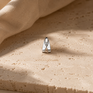 Pendentif en zircon plaqué rhodium or rose, bijou hip-hop, cadeau - Product Image 4