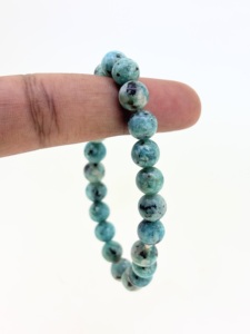 Collar de Plata de Ley 925 con Diseño Minimalista y Tradicional, con Cuentas de Turquesa Natural, Estilo Hip Hop para Mujer, Regalo para Fiesta - Product Image 3