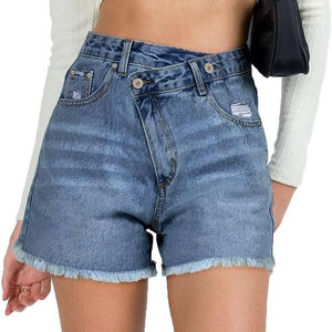 Shorts en jean pour femmes, forte demande, OEM personnalisé, qualité supérieure, fournisseur d'usine professionnel, style haut de gamme 2025 - Product Image 2