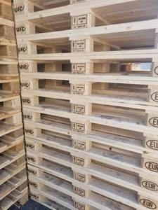 Nuevo Palé de Madera EPAL de Pino 1200x1000, Estándar Europeo, Precio Económico para Almacenes, Industrias, Logística, Transporte, Venta Mundial - Product Image 6