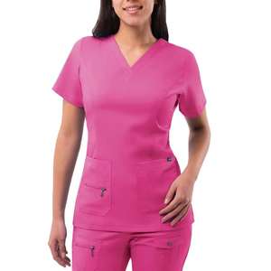 Uniforme de enfermera médica para mujer Juegos de fregado de tela tejida superior para hospitales Servicio OEM disponible - Product Image 1