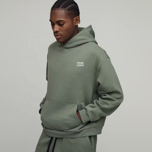 Sudadera con Capucha Extra Grande para Hombre, con Logotipo Personalizado por Transferencia Térmica, de Buena Calidad, Fabricante de Sudaderas con Empaque Personalizado y Servicio de Entrega Rápida - Product Image 1
