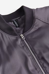 Chaqueta bomber de mujer a la última moda a precio de mayorista, tela cómoda, ropa para exteriores, chaqueta bomber con cremallera para mujer. - Product Image 5