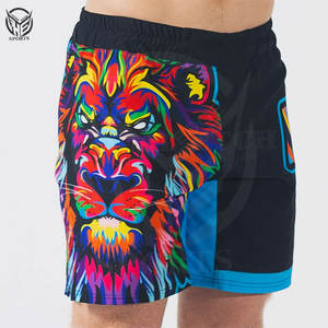 Shorts MMA prix de gros, vêtements de sport 100% polyester, impression par sublimation numérique, shorts MMA pour hommes. - Product Image 5