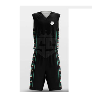 Dans le prix de gros uniforme de basket-ball Offre Spéciale concevez votre propre logo uniforme de basket-ball réversible - Product Image 3