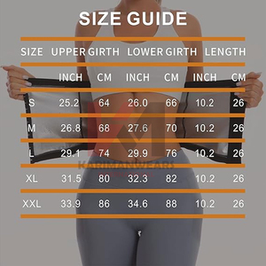 Waist Trimmer Back Support Bars Sweat Fitness Belt Men Women Adjustable Slimming Waist Trainer with Compression Support - Product Image 6