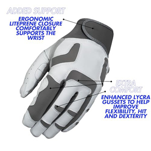 Meilleure vente Gant de golf en peau d'agneau vierge Gants de golf avec logo personnalisé Doigts entiers Gants de golf en cuir à prise antidérapante - Product Image 3