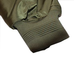 Custom Chenille Embroidery Logo Winter <b>Baseball</b> <b>Bomber</b> <b>Jacket</b> Stand Waterproof Windproof 100% Polyester Streetwear Style - Product Image 5