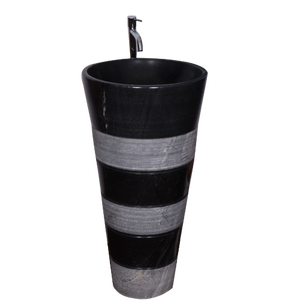 100% marbre de bassin en pierre naturelle OEM marbre de lavabo sur pied sur mesure disponible à bas prix - Product Image 3