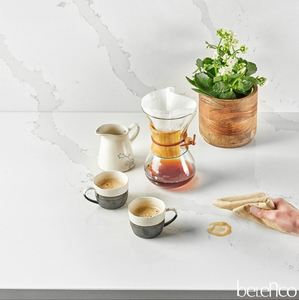 หินควอตซ์ Calacatta ขอบขัดเงา หนา 2 ซม. 3 ซม. สำหรับเคาน์เตอร์ครัว ขายส่ง ราคาพิเศษ - Product Image 4