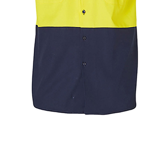 Camiseta Polo de Algodón Transpirable de Alta Visibilidad al por Mayor de Fábrica |   Ropa de Trabajo de Seguridad Reflectante de Manga Corta para Hombre - Product Image 4
