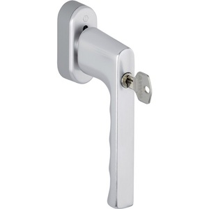 HOPPE <b>Window</b> Handle Hamburg 0700S/UD9020 Aluminium 32-42 mm Lockable for Blinds <b>Shades</b> & Shutters - Product Image 1