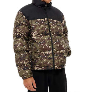 Veste d'hiver zippée de haute qualité pour femmes Logo personnalisé Manteaux à bulles style rue haute Vestes pour hommes - Product Image 6