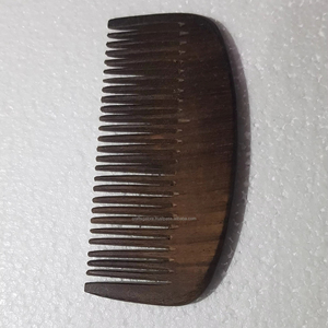 Peine de bambú natural, perfecto para peluquerías, peine común de madera de acacia hecho a mano a la venta a granel - Product Image 1