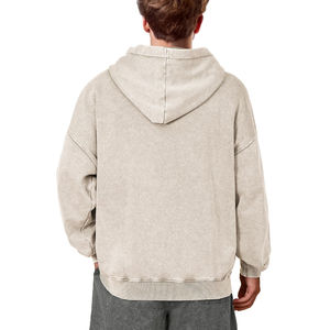 Pull à capuche et sweat-shirt surdimensionné à épaules tombantes, dernière conception, avec poches longues, fabricant de sweatshirts à capuche personnalisés, sweat à capuche pour hommes - Product Image 2