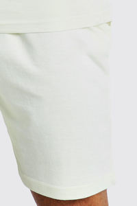 Conjunto Deportivo Corto para Hombre con Logotipo Personalizado Bordado y Aplicado, 100% Algodón, Estilo Urbano - Product Image 3