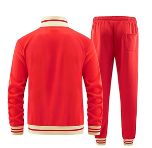 Ensembles de survêtements pour hommes, manches longues, fermeture éclair intégrale, sweat-shirt actif, vestes et pantalons, tenues en 2 pièces - Product Image 2