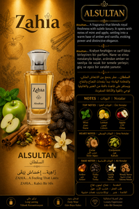 Zahia ALSULTAN Premium Eau De Parfum, Fragancia Amaderada Especiada Fresca y Duradera de Lujo para Hombre, 50 ML - Product Image 2