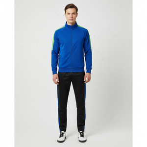 Personalizado de alta calidad de peso pesado 450GSM de transferencia de calor de impresión suelta Casual Streetwear pulóver cremallera Sudadera con capucha chándal para hombres - Product Image 4